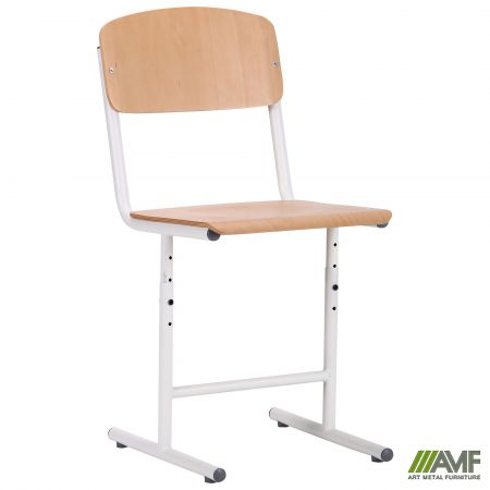 Фото 2 - Стілець Шкільний регульований, 4-6 ростова група, чорний лак бук 