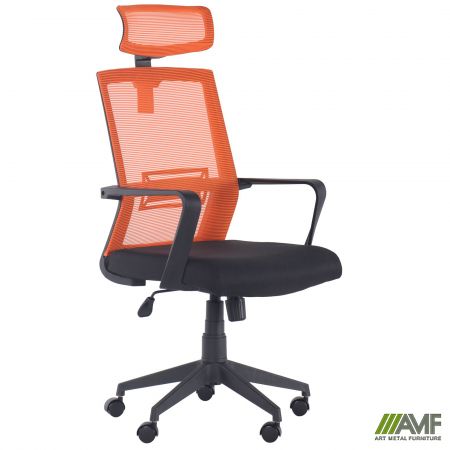 Фото 1 - Крісло Neon HR сидіння Сідней-17/спинка Сітка салатова 