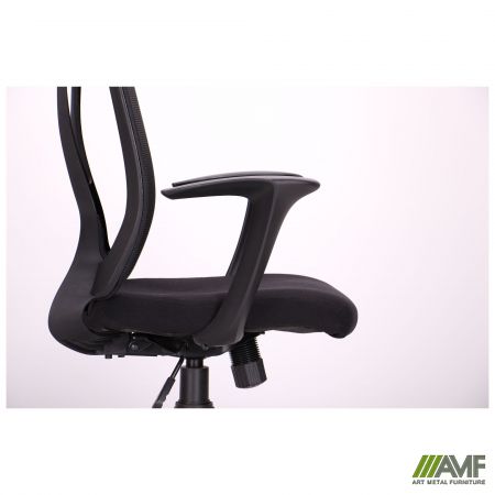 Фото 11 - Кресло Nickel Black сиденье Сидней-07/спинка Сетка SL-00 черная 