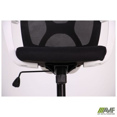 Фото 9 - Кресло Nickel White сиденье Сидней-07/спинка Сетка SL-00 черная 