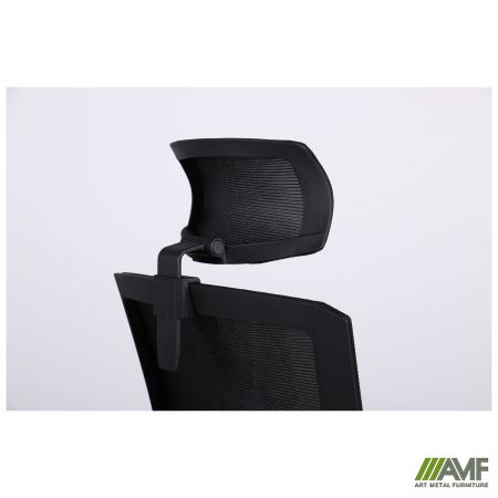 Фото 12 - Кресло Uran Black HR сиденье Сидней-26/спинка Сетка SL-00 черная 