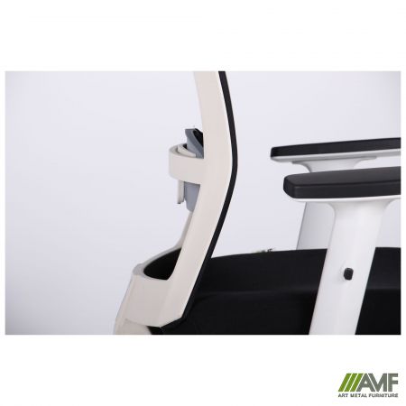 Фото 12 - Кресло Uran White HR сиденье Сидней-07/спинка Сетка HY-100 черная 