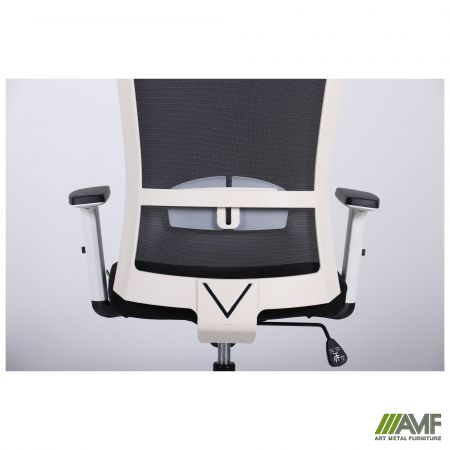 Фото 18 - Кресло Uran White HR сиденье Сидней-07/спинка Сетка HY-100 черная 