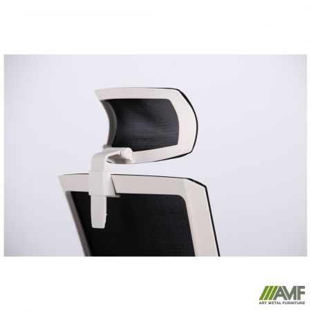 Фото 20 - Кресло Uran White HR сиденье Сидней-07/спинка Сетка HY-100 черная 