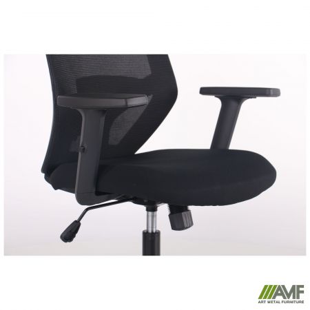 Фото 12 - Кресло Lead Black HR сиденье Нест-01 черная/спинка Сетка SL-00 черная 