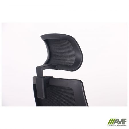 Фото 17 - Кресло Lead Black HR сиденье Нест-01 черная/спинка Сетка SL-00 черная 