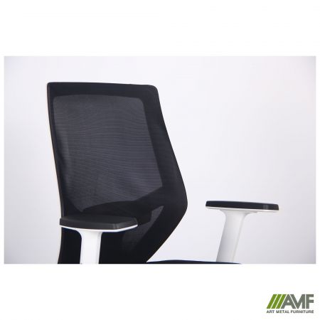 Фото 6 - Кресло Lead White сиденье Нест-01 черная/спинка Сетка HY-100 черная 