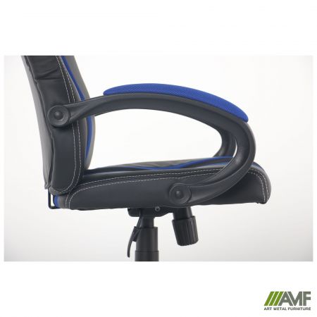 Фото 12 - Кресло Shift Неаполь N-20/Сетка черная, вставки Сетка синяя 