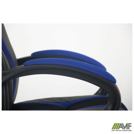 Фото 14 - Кресло Shift Неаполь N-20/Сетка черная, вставки Сетка синяя 