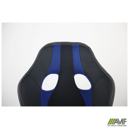 Фото 7 - Кресло Shift Неаполь N-20/Сетка черная, вставки Сетка синяя 