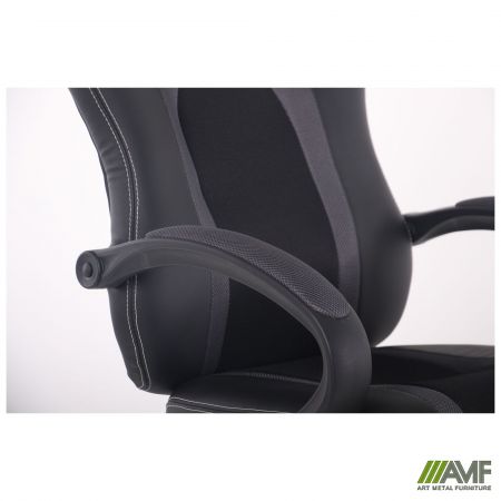 Фото 14 - Кресло Shift Неаполь N-20/Сетка черная, вставки Сетка серая 
