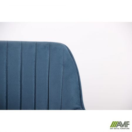 Фото 11 - Кресло Аспен хром ткань Flox 85 синий со штрихкодом EAN 