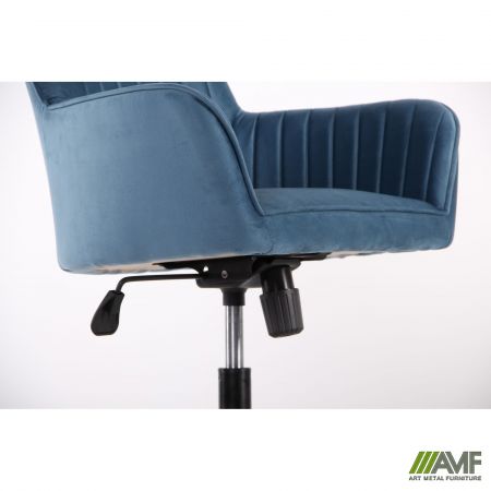 Фото 12 - Кресло Аспен хром ткань Flox 85 синий со штрихкодом EAN 