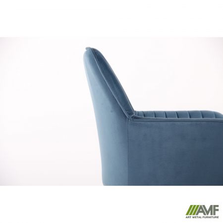 Фото 13 - Кресло Аспен хром ткань Flox 85 синий со штрихкодом EAN 