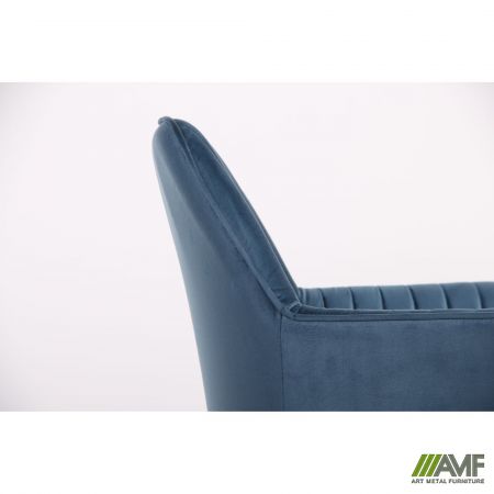 Фото 17 - Кресло Аспен хром ткань Flox 85 синий со штрихкодом EAN