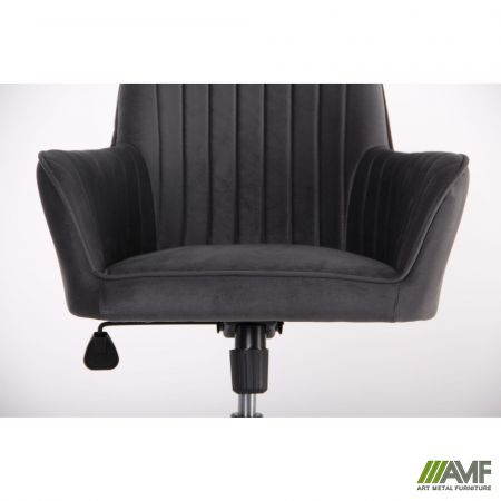 Фото 7 - Кресло Аспен хром ткань Flox 95 серый со штрихкодом EAN 