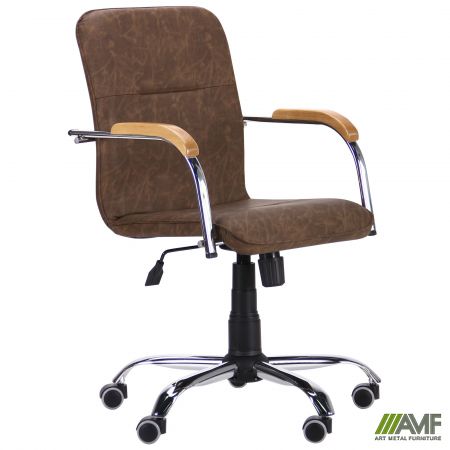 Фото 1 - Кресло Самба-RC Хром венге Неаполь N-06 без канта