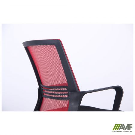 Фото 14 - Кресло Джун сиденье Сетка черная/спинка Сетка красная 