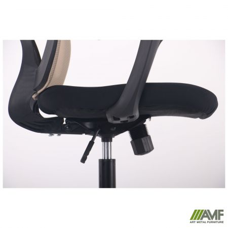 Фото 10 - Кресло Nickel Black сиденье Нест-01 черная/спинка Сетка SL-02 беж 