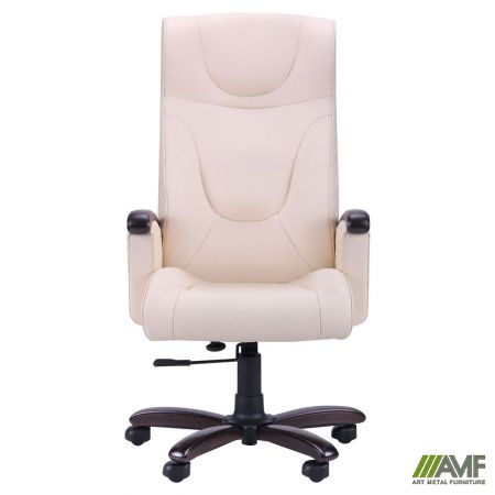 Фото 3 - Кресло Галант Элит DT Коньяк Кожа Люкс комбинированная Авокадо