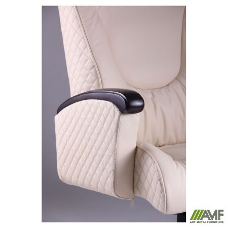 Фото 5 - Кресло Галант Элит DT Коньяк Кожа Люкс комбинированная Авокадо