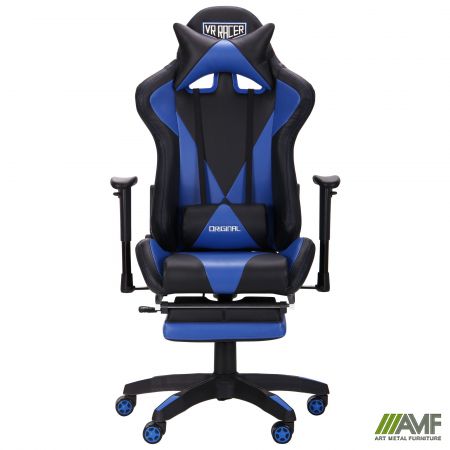 Фото 4 - Кресло VR Racer Magnus черный/синий 