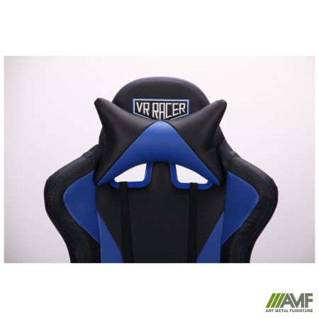 Фото 7 - Кресло VR Racer Magnus черный/синий 