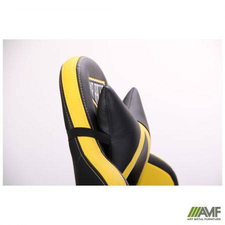 Фото 15 - Кресло VR Racer BattleBee черный/желтый 