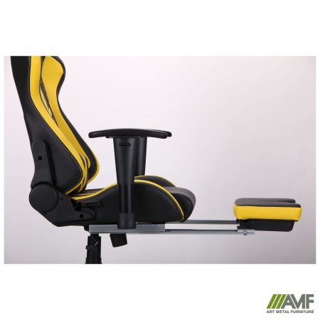 Фото 17 - Кресло VR Racer BattleBee черный/желтый 