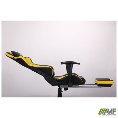 Фото 18 - Кресло VR Racer BattleBee черный/желтый 