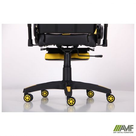 Фото 19 - Кресло VR Racer BattleBee черный/желтый 