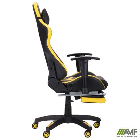 Фото 3 - Кресло VR Racer BattleBee черный/желтый 