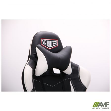Фото 8 - Кресло VR Racer Blade черный/белый 