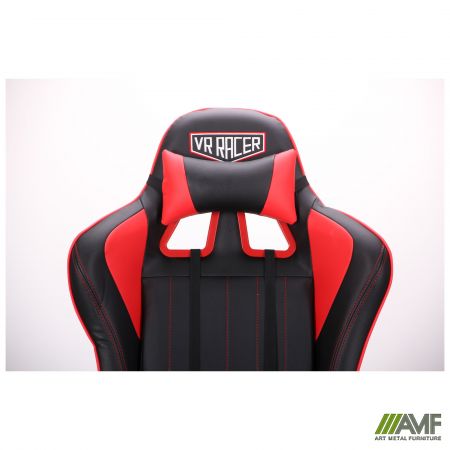 Фото 7 - Кресло VR Racer Shepard черный/красный 