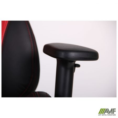Фото 12 - Кресло VR Racer Atom черный, PU черный/красный