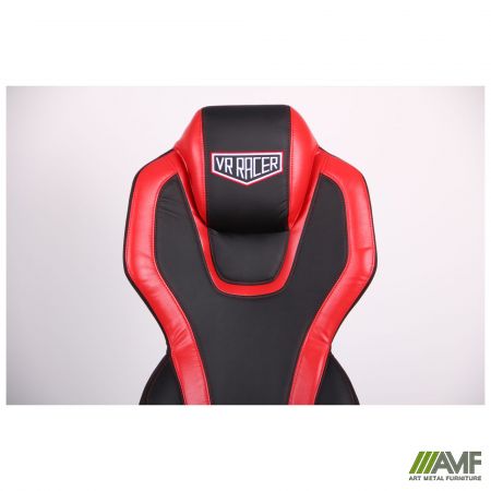 Фото 6 - Кресло VR Racer Atom черный, PU черный/красный