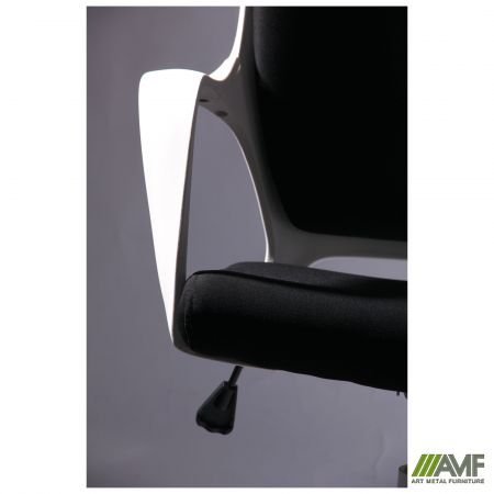 Фото 8 - Кресло Concept белый, тк.черный 