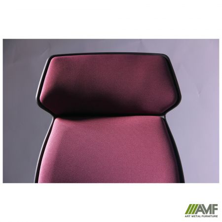 Фото 7 - Кресло Concept черный, тк.пурпурный 