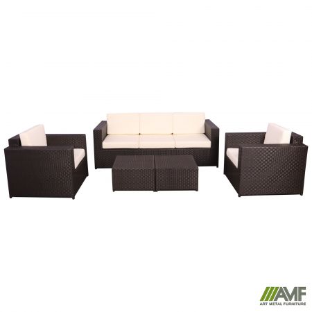 Фото 1 - Комплект мебели Santo из ротанга Elit (SC-B9508) Brown MB1034 ткань A13815