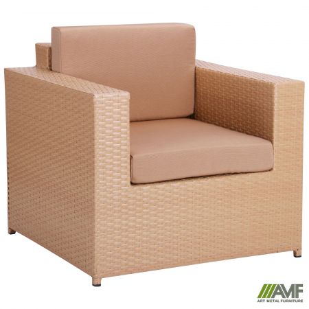 Фото 12 - Комплект мебели Santo из ротанга Elit (SC-B9508) Sand AM3041 ткань A14203