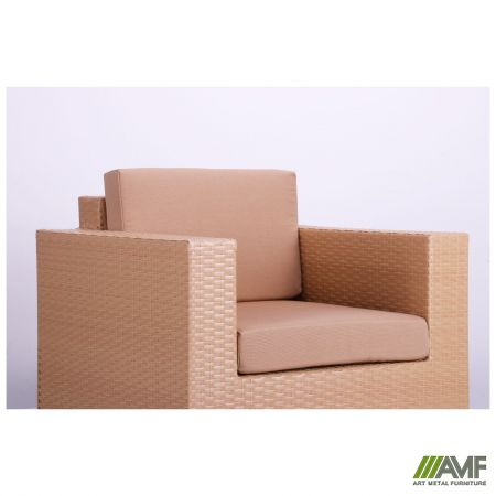 Фото 15 - Комплект мебели Santo из ротанга Elit (SC-B9508) Sand AM3041 ткань A14203