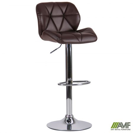 Фото 2 - Барный стул Vensan коричневый без канта