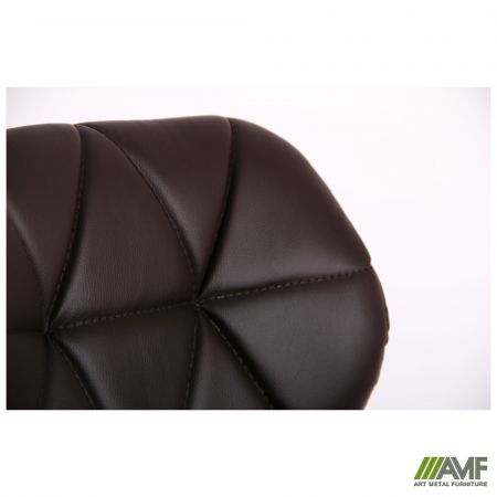 Фото 11 - Барный стул Vensan коричневый без канта