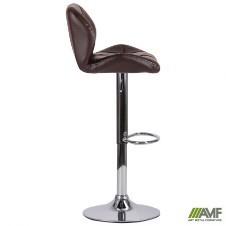 Фото 4 - Барный стул Vensan коричневый без канта