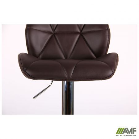 Фото 7 - Барный стул Vensan коричневый без канта