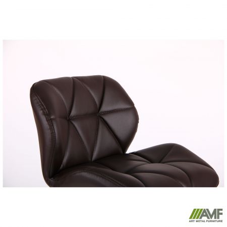 Фото 8 - Барный стул Vensan коричневый без канта