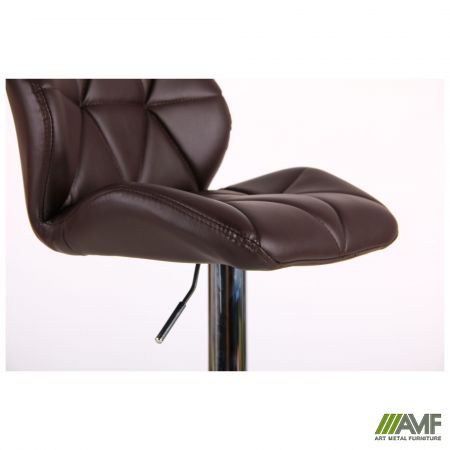 Фото 9 - Барный стул Vensan коричневый без канта