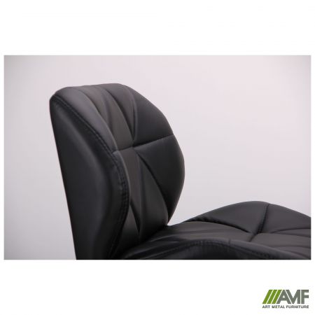 Фото 11 - Барный стул Vensan черный без канта