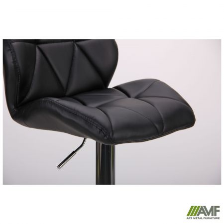 Фото 7 - Барный стул Vensan черный без канта