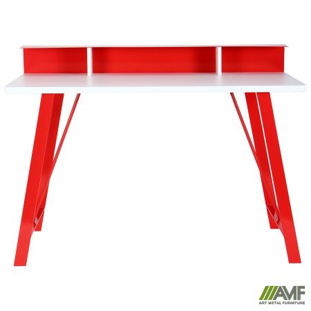 Фото 3 - Комп'ютерний стіл Mayakovsky ST-S1803 1200*600*865 червоний 9898/білий F123 